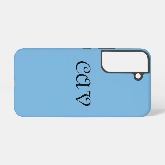 Cornflower Blue Samsung Galaxy Hoesje (Achterkant horizontaal)