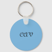 Cornflower Blue Sleutelhanger (Voorkant)