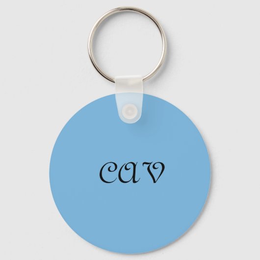 Cornflower Blue Sleutelhanger (Voorkant)