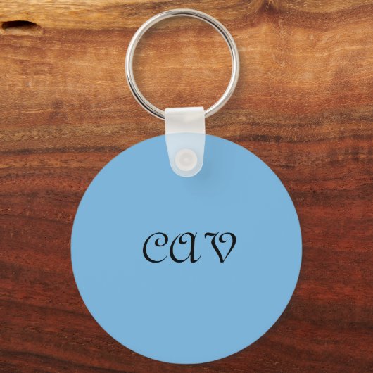 Cornflower Blue Sleutelhanger (Voorkant)