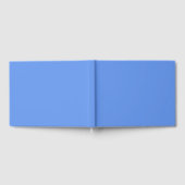 Cornflower Blue Solid Color Gastenboek (Volledig)