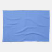 Cornflower Blue Solid Color Theedoek (Horizontaal)