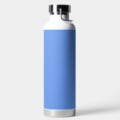 Cornflower Blue Solid Color Waterfles (Links)
