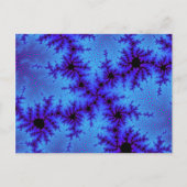 Cornflower Blue Speckle Briefkaart (Voorkant)