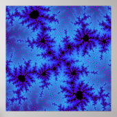 Cornflower Blue Speckle Poster (Voorkant)