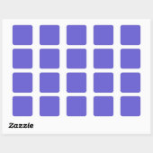 Cornflower Blue Square Sticker (Vel)