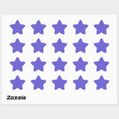 Cornflower Blue Star-Sticker Ster Sticker (Vel)