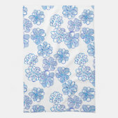 Cornflower Blue Theedoek (Verticaal)