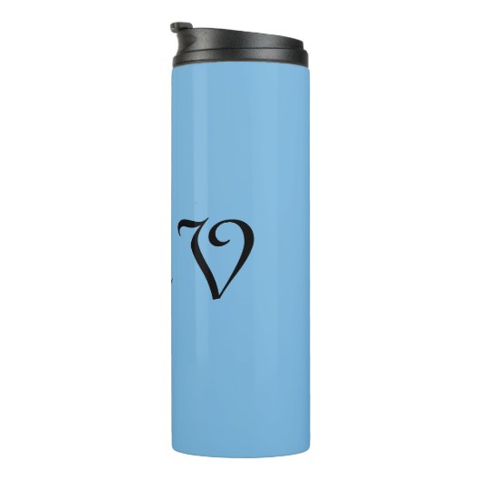 Cornflower Blue Thermosbeker (Geroteerd rechts)