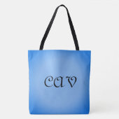 Cornflower Blue Tote Bag (Voorkant)