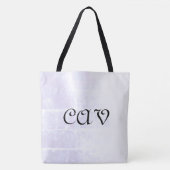 Cornflower Blue Tote Bag (Voorkant)