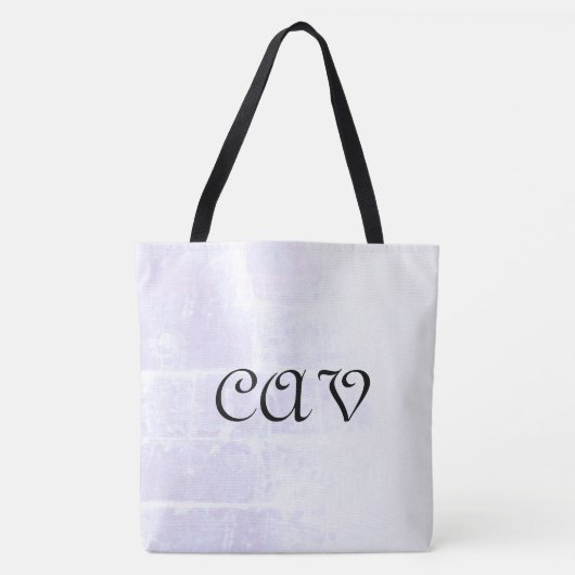 Cornflower Blue Tote Bag (Voorkant)