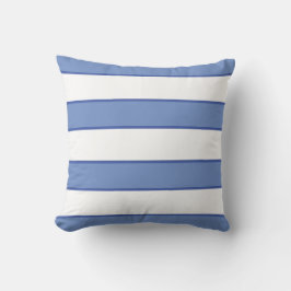 Cornflower Blue White Nautical Elegant Modern Buitenkussen