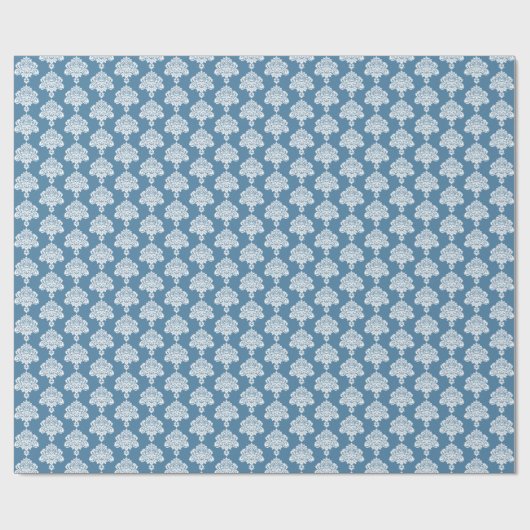 Cornflower Blue | Wit-dampkrapppapier Cadeaupapier (Vlak)