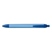 Cornflower Blue Zwarte Inkt Pen (Achterkant)