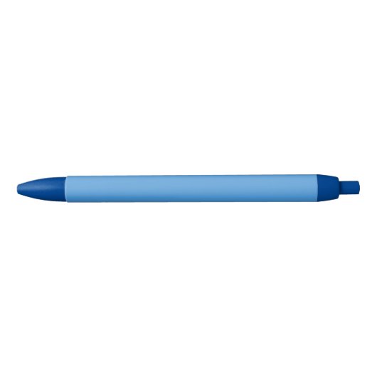 Cornflower Blue Zwarte Inkt Pen (Voorkant)