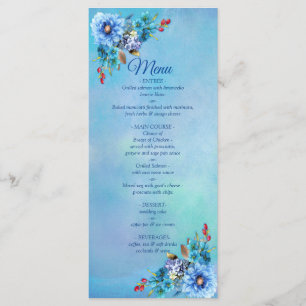 Cornflower Blues in het Menu van de Waterverf