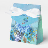Cornflower Blues in Waterverf Bedankdoosjes (Voorkant Zijde)