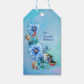 Cornflower Blues in Waterverf Cadeaulabel (Voorkant)