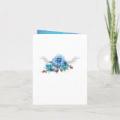 Cornflower Blues in Waterverf Couple Shower (Achterkant)