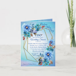 Cornflower Blues in Waterverf Couple Shower