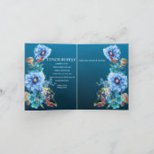 Cornflower Blues in Waterverf Couple Shower (Binnen)