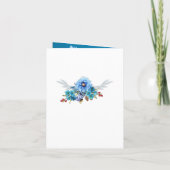 Cornflower Blues in Waterverf Couple Shower (Achterkant)