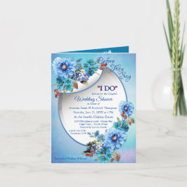 Cornflower Blues in Waterverf Couple Shower