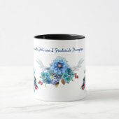 Cornflower Blues in Waterverf Mok (Midden)