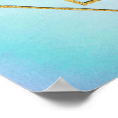 Cornflower Blues in Waterverf Poster (Hoek)