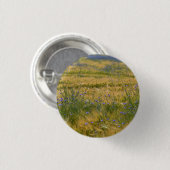 Cornflower Field Ronde Button 3,2 Cm (Voorkant /achterkant)
