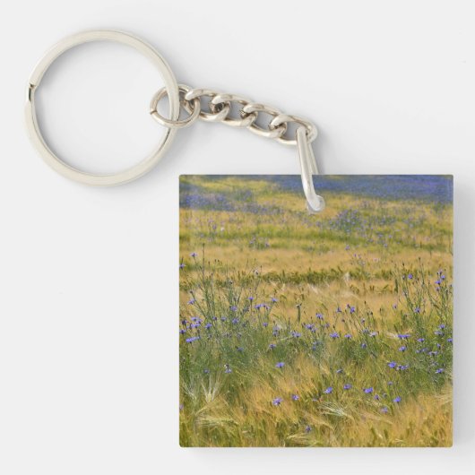 Cornflower Field Sleutelhanger (voorkant)