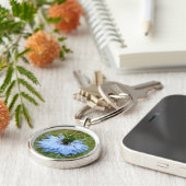 Cornflower Key Ring Sleutelhanger (Zijkant)
