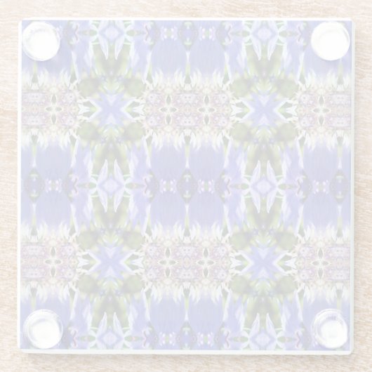 CORNFLOWER-STROMEN GLAZEN ONDERZETTER (Achterkant)