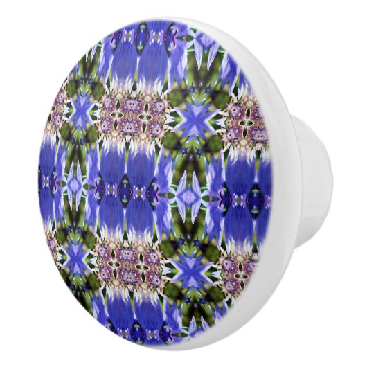 CORNFLOWER-STROMEN KERAMISCHE KNOP (Rechts)