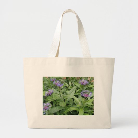 Cornflowers Jumbo Canvas tas (Voorkant)
