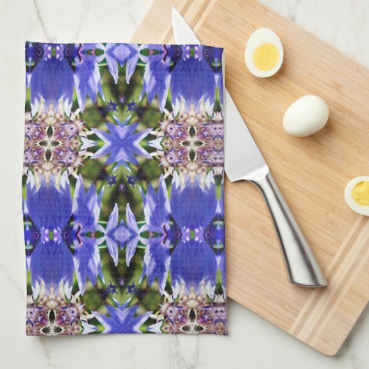 CORNFLOWERS THEEDOEK (Quarter Fold)