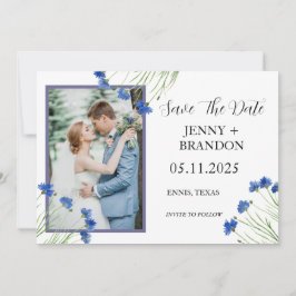 Cornflowers Wildflower Blauwe Bloemen Foto Save The Date