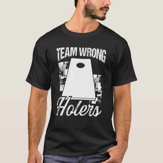 Corngat Throwing Game Team Verkeerde holte T-shirt (Voorkant)
