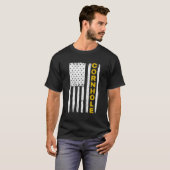 Cornhole 4 juli Patriottische Vlag T-shirt (Voorkant volledig)