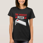 Cornhole Apperal The Perfect Pitch Cornhole T-shirt (Voorkant)