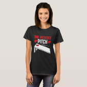Cornhole Apperal The Perfect Pitch Cornhole T-shirt (Voorkant volledig)