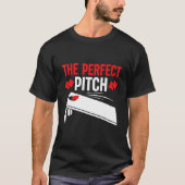 Cornhole Apperal The Perfect Pitch Cornhole T-shirt (Voorkant)