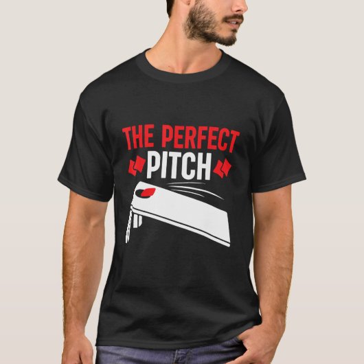 Cornhole Apperal The Perfect Pitch Cornhole T-shirt (Voorkant)