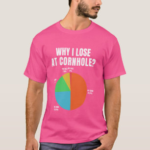 Cornhole Art voor mannen vrouwen Corn Hole Team Sp T-shirt