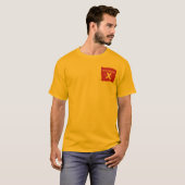 Cornhole Bag Mannen Pocket T T-shirt (Voorkant volledig)
