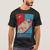 Cornhole Bean Bag Cornhole Retro  T-shirt (Voorkant)