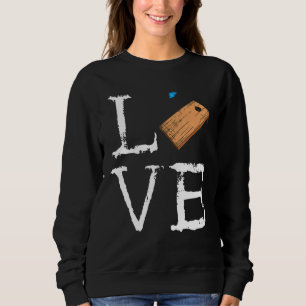 Cornhole Bean Bag Love Toss Game Team Trui