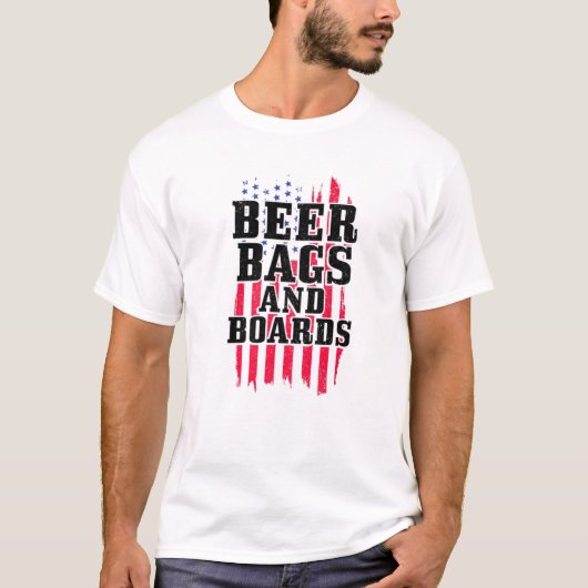 Cornhole Beer Bags T-shirt (Voorkant)