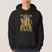 Cornhole Beer Game Alcohol Hoodie (Voorkant)
